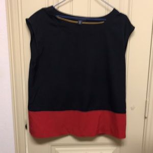 Tommy Hilfiger navy and red shell